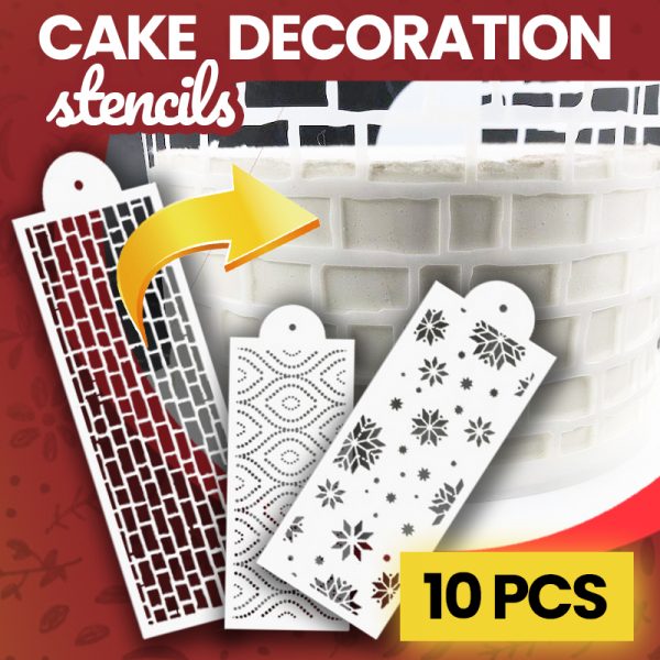 Šablone za dekoracijo torte (10 kosov)
