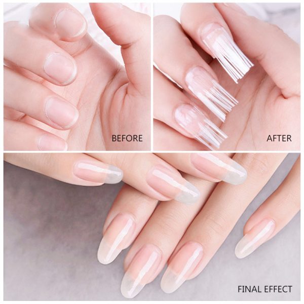 Fiberglass Nail Set – Set za podaljševanje nohtov + UV lučka slider