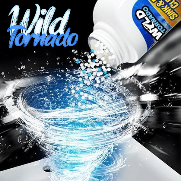 Wild TORNADO – prašek za čiščenje odtokov