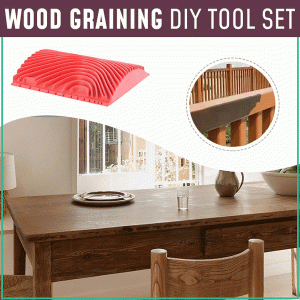 DIY wood texture – Set za barvanje vzorca lesa (2 kosa) 03