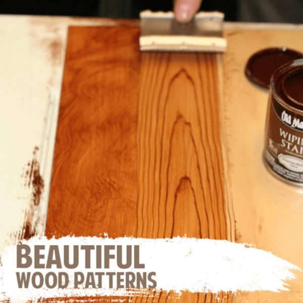 DIY wood texture – Set za barvanje vzorca lesa (2 kosa) 02