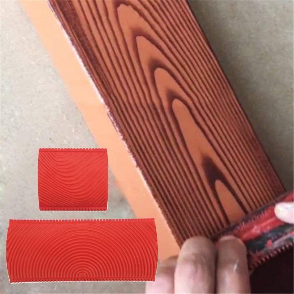 DIY wood texture – Set za barvanje vzorca lesa (2 kosa)