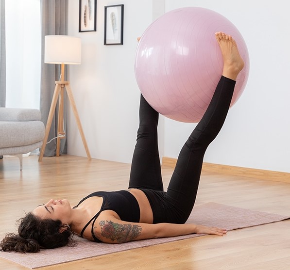 Yoga exercise ball – Žoga za vadbo joge slider