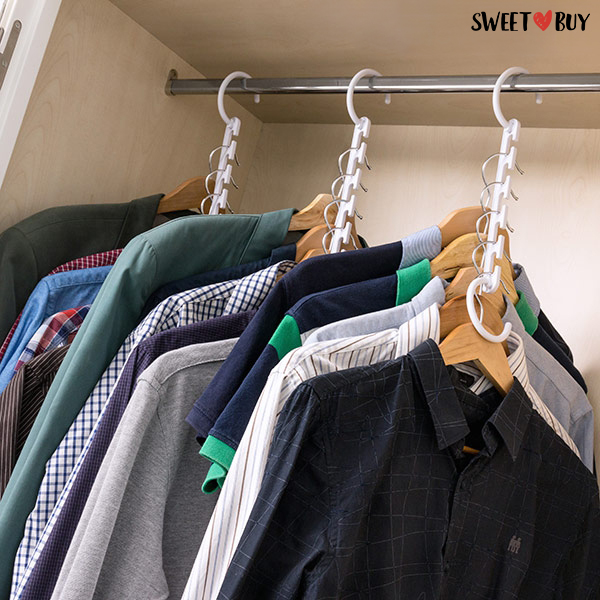Smart Hanger – Pametni obešalnik za 40 oblek (8 kos) 02