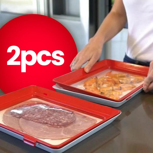 Clever Tray – food preservation tray (2pcs)