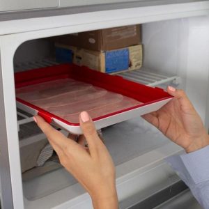 Clever Tray – pladenj za shranjevanje hrane (2 kosa) 03