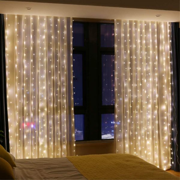 Sparkly curtain – Zavesa iz LED lučk slider
