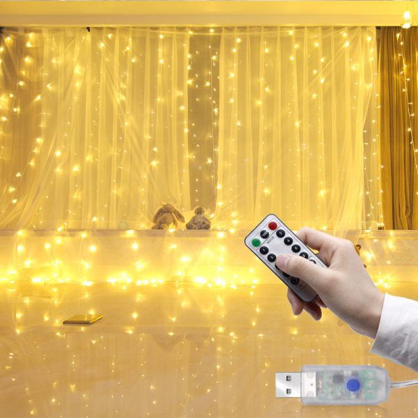 Sparkly curtain – Zavesa iz LED lučk